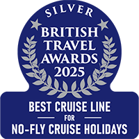 Silver British Travel Awards 2025 Best Cruise Line for No-Fly Cruise Holidays